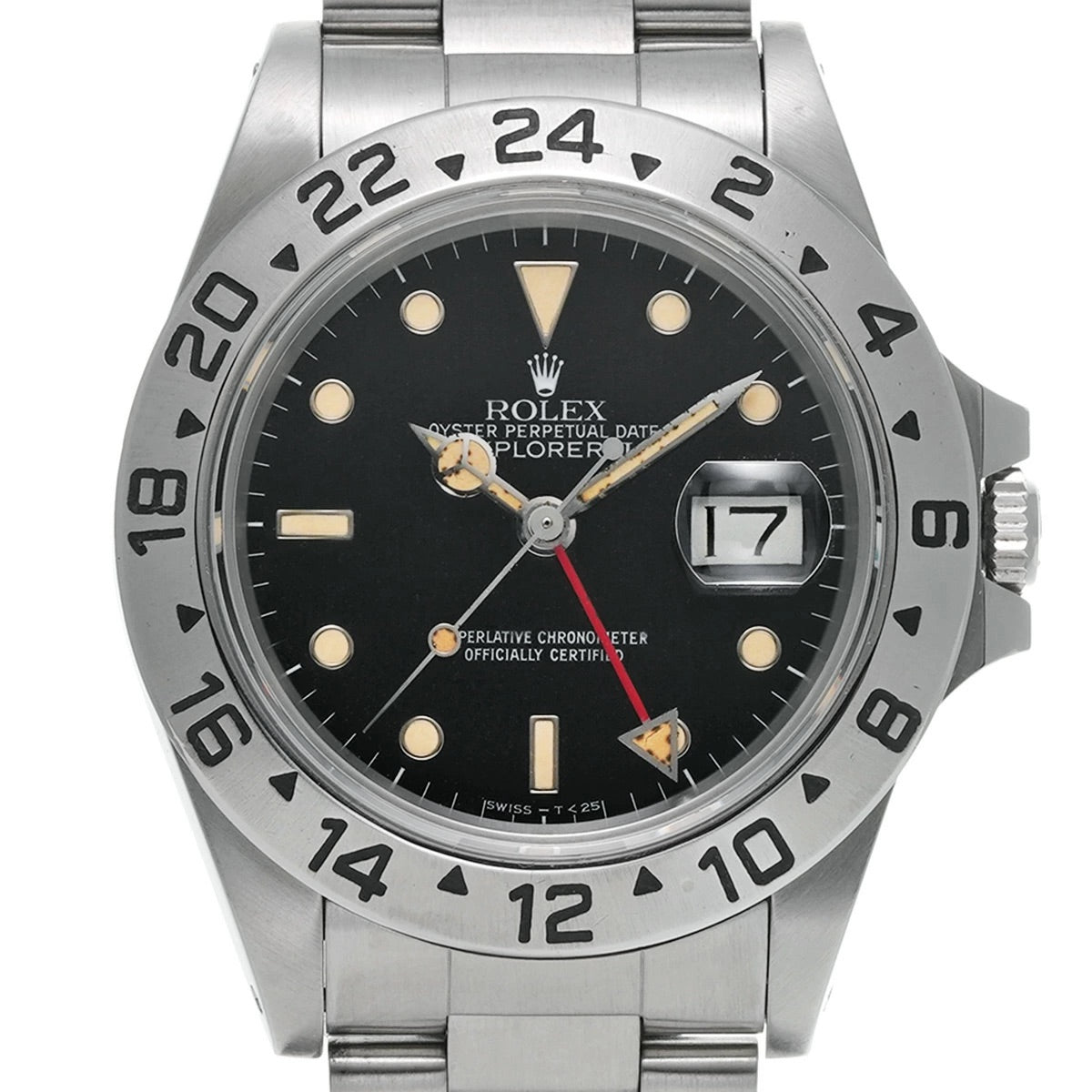 Rolex Explorer II 16550 Black Dial Stainless Steel Automatic Vintage Men’s Watch