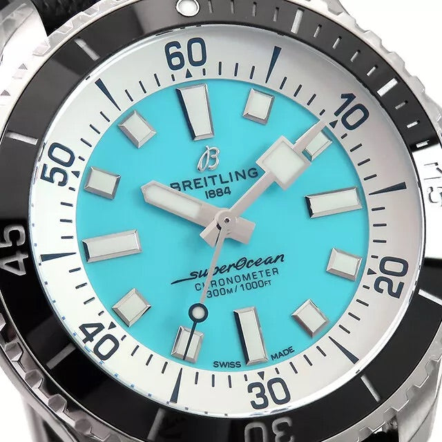 BREITLING Superocean A17376 A17376211L2S1 Turquoise Automatic Men&#39;s Watch