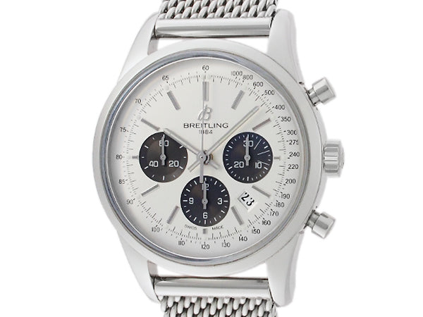 BREITLING Transocean Chronograph AB0152 Automatic Stainless Steel Men&#39;s Watch