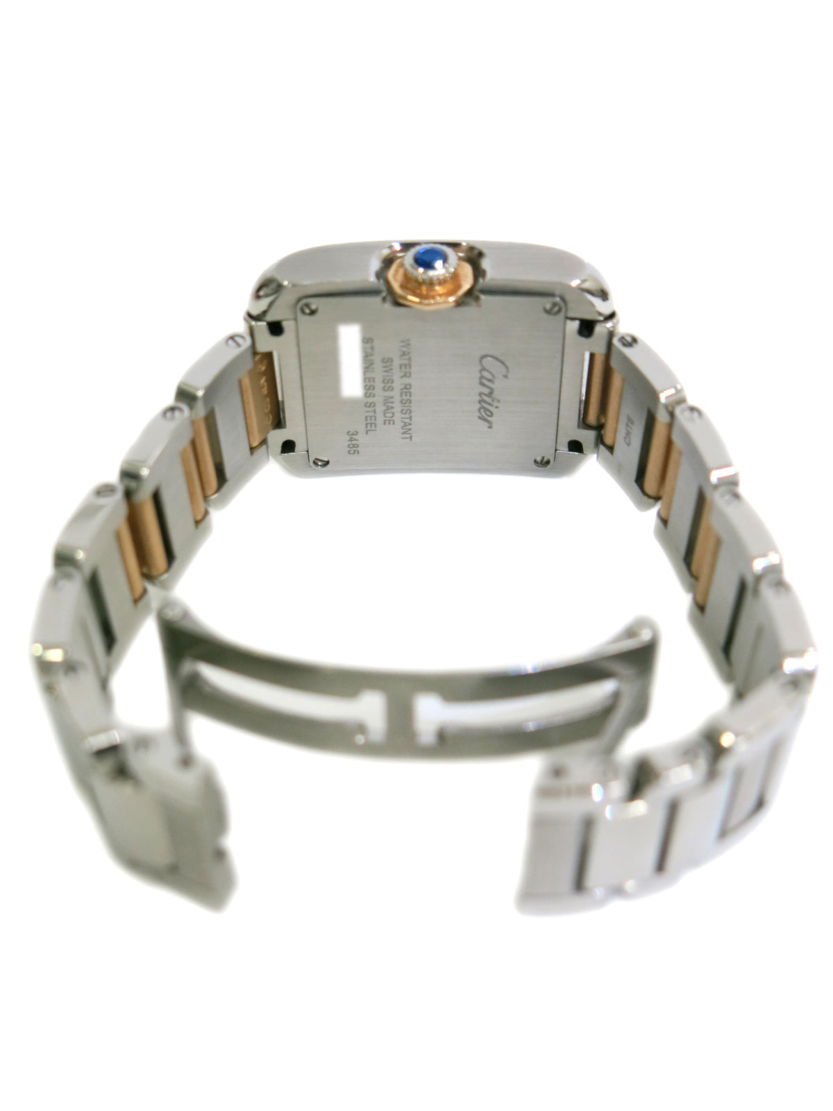 Cartier Tank Anglaise SM WT100024 Silver Dial