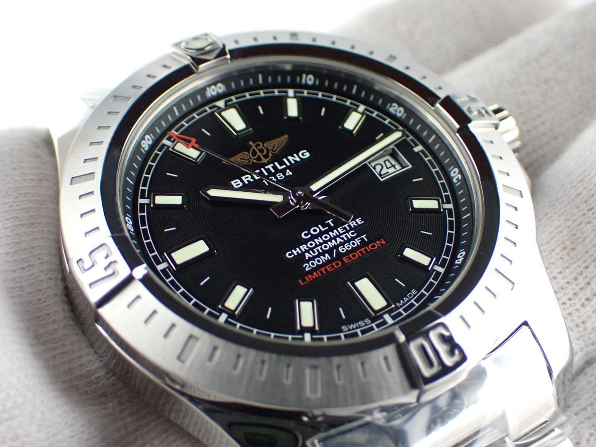 BREITLING Colt Automatic Black Dial Japan Limited A173882Y / BE66 Men&#39;s Watch