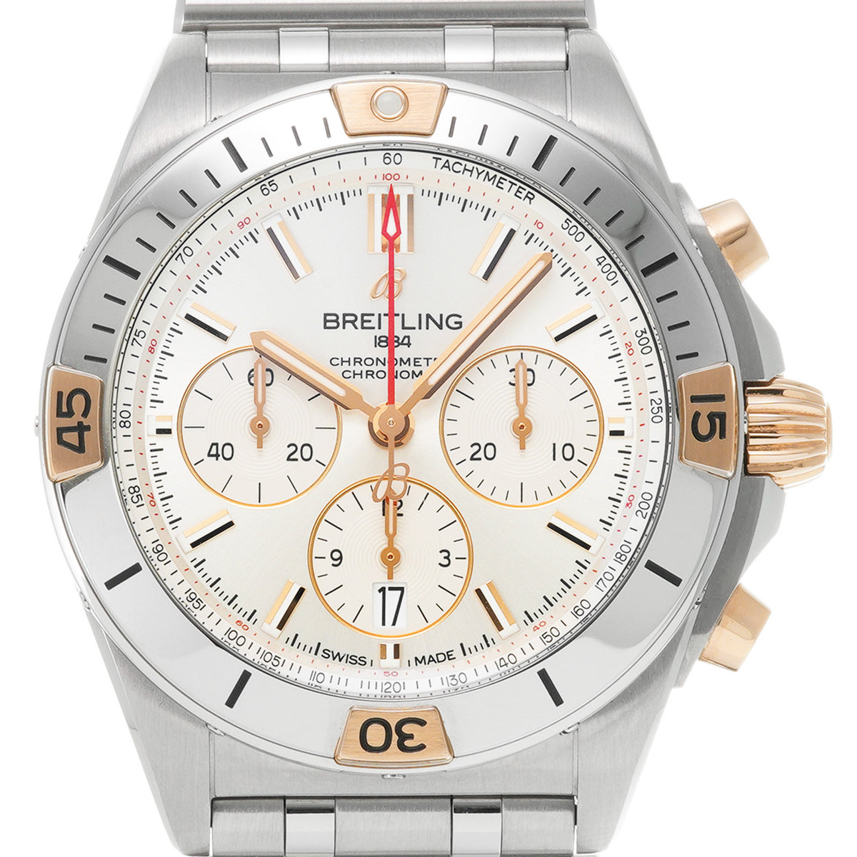 Breitling Chronomat B01 42 IB0134101G1A1 Silver Dial Automatic Men&#39;s Watch