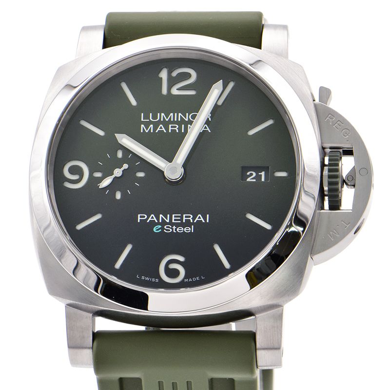 Panerai Luminor Marina Verdes Meraldo PAM01356 Green Automatic Men&#39;s Watch