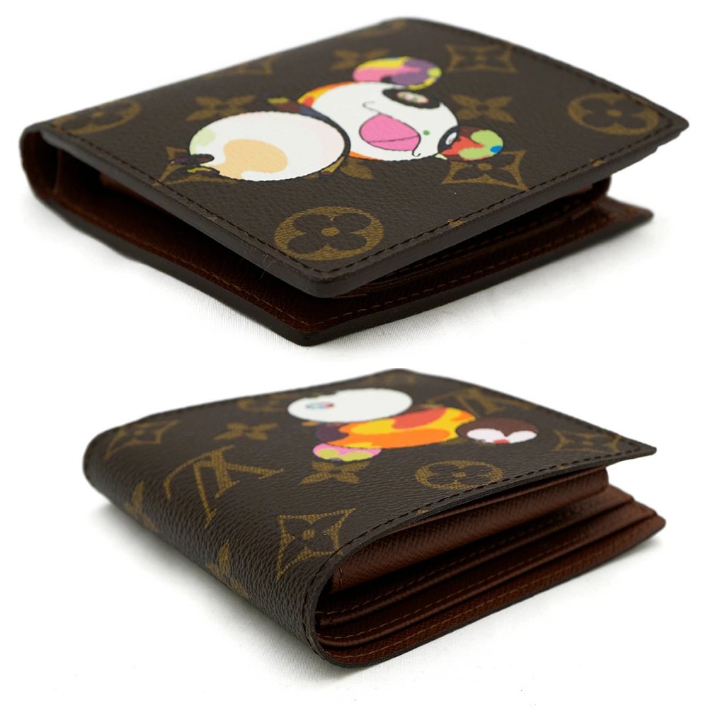 Louis Vuitton Takashi Murakami Portefeuille Marco Panda Women&#39;s Wallet M61666