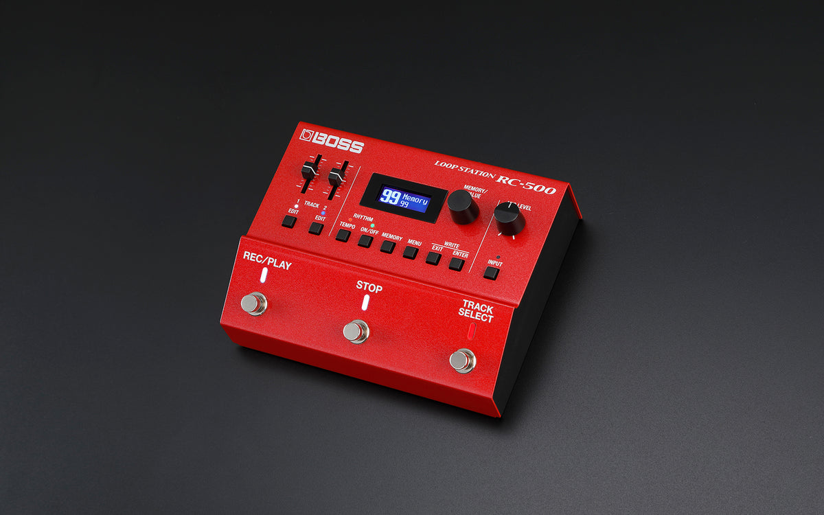 [Pre-Owned] BOSS RC-500 Advanced Two-Track Loop Station, Red - ships from San Diego USA
