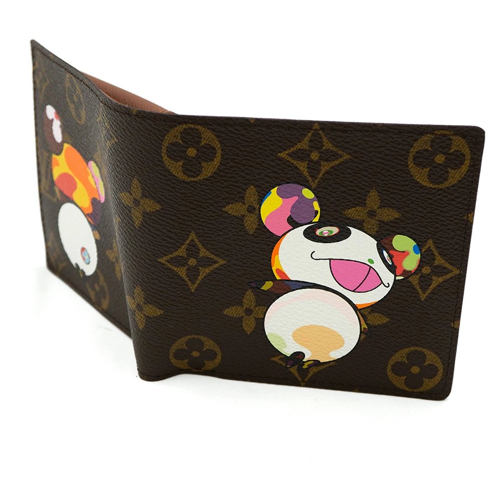 Louis Vuitton Takashi Murakami Portefeuille Marco Panda Women&#39;s Wallet M61666