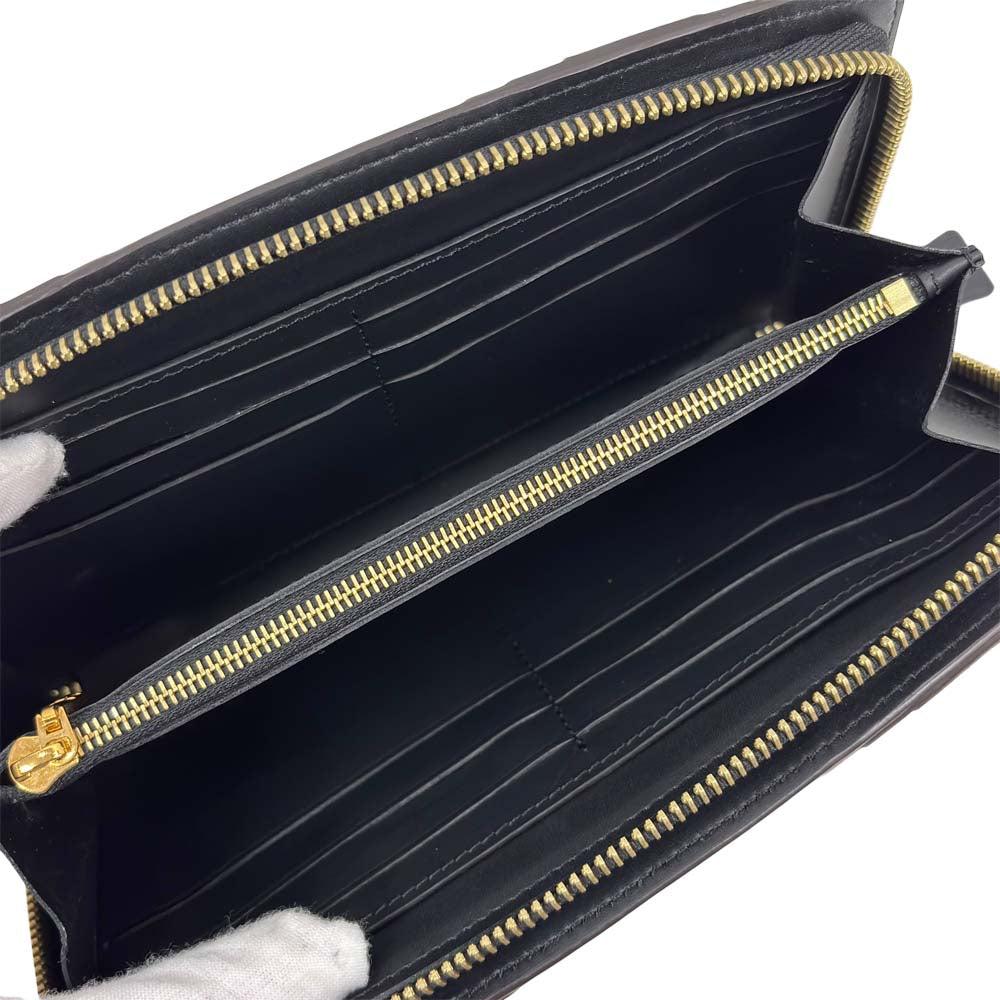Louis Vuitton Zippy Steamer Brown Gold Hardware Women&#39;s Wallet M62873
