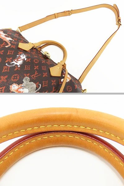 Louis Vuitton Transformed Monogram Catgram Speedy Bandouliere Handbag M44401