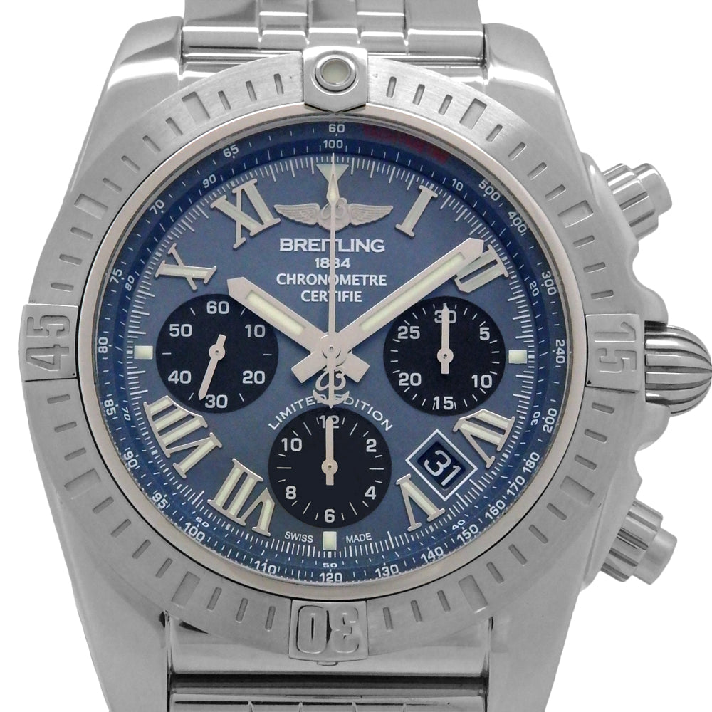 Breitling Chronomat 44 Japan Limited AB0115 Chronograph Shell Dial Men&#39;s Watch