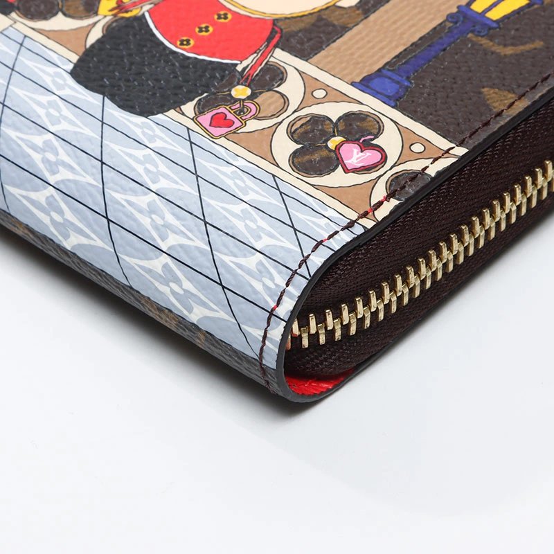 Louis Vuitton Monogram Zippy Christmas Graphic 2021 Women&#39;s Wallet