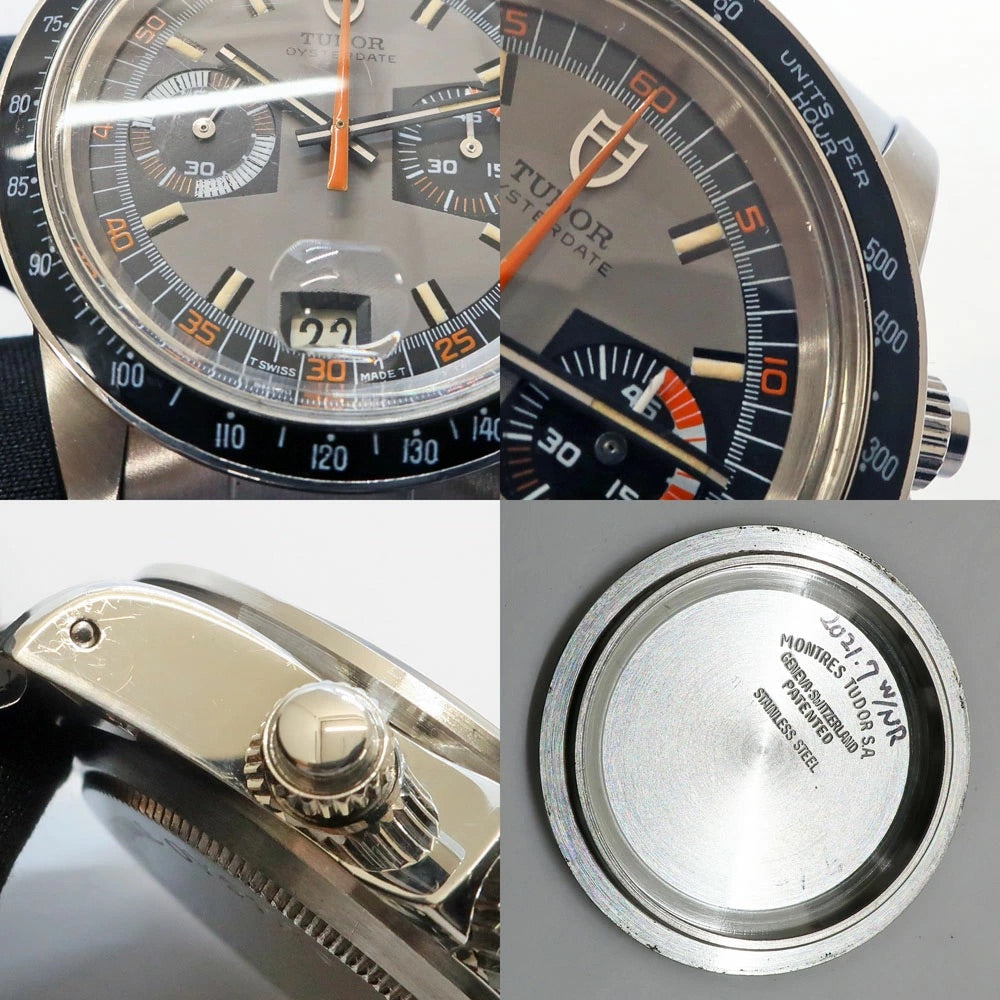 TUDOR Monte Carlo 7149/0 Chronograph Stainless Steel Grey Men&#39;s Watch