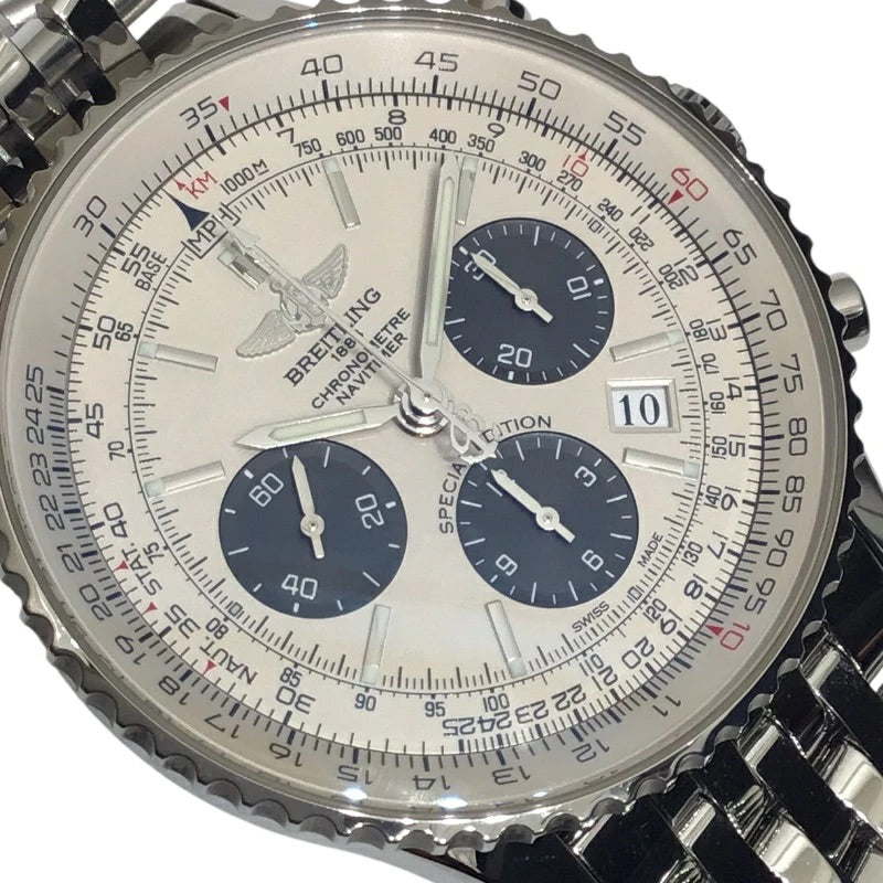 BREITLING Navitimer 01 Chronograph AB0120 Silver Grey Automatic Men&#39;s Watch