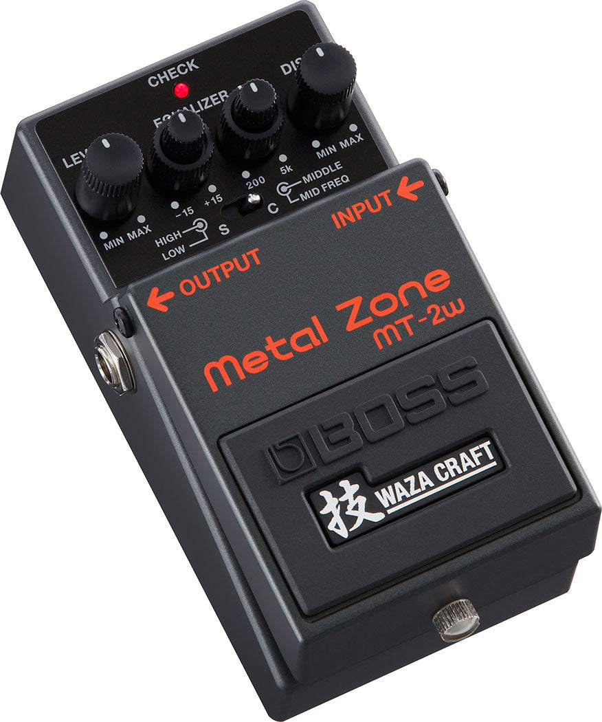 BOSS MT-2W Metal Zone Best Guitar Effects Pedal Premium Waza Craft All-analog Audio Circuit with Custom Mode