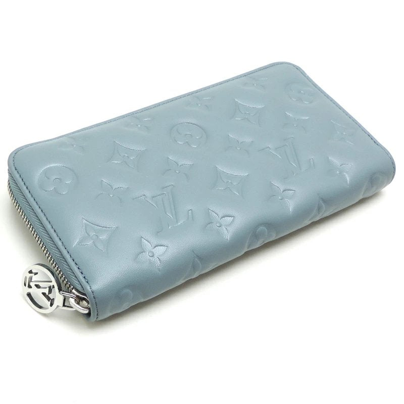 Louis Vuitton Lambskin Blue Glacier Limited Women&#39;s Wallet M81707