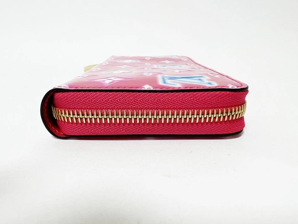 Louis Vuitton Vernis Valentine 2022 Women&#39;s Wallet Fuchsia Pink M81154