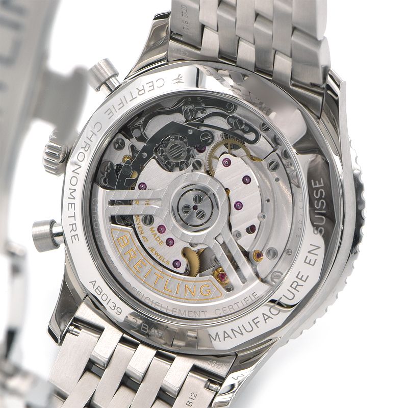BREITLING Navitimer B01 Chronograph 41 AB0139211G1A1 Silver Dial Men&#39;s Watch