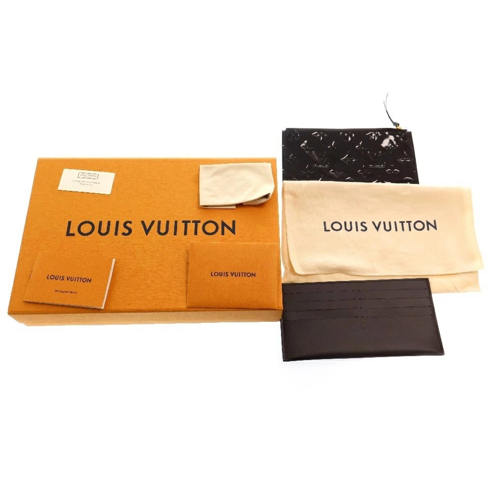 LOUIS VUITTON Monogram Pochette Felicie Dark Red Amarante Chain Women&#39;s Bag