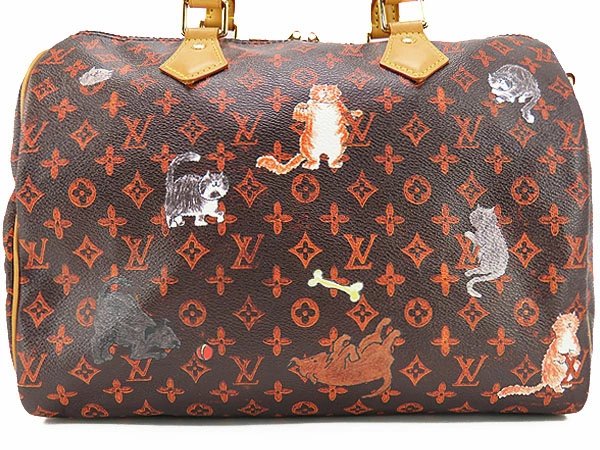 Louis Vuitton Transformed Monogram Catgram Speedy Bandouliere Handbag M44401