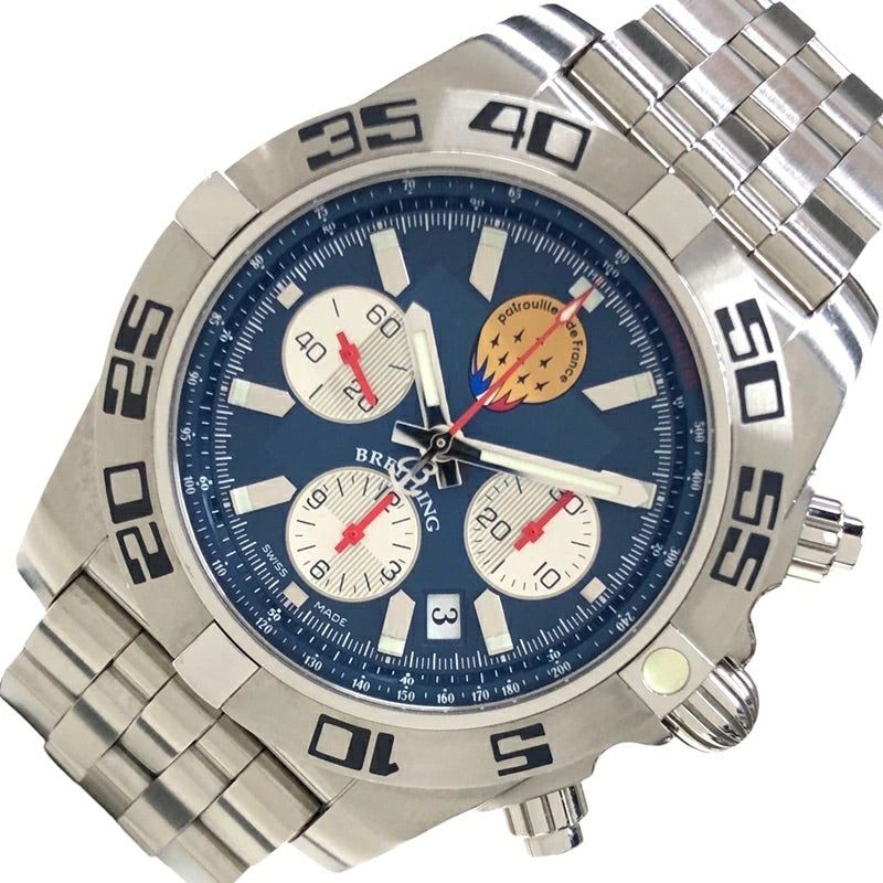 BREITLING Chronomat 44 Patrouille de France Limited Model AB0110 Men&#39;s Watch