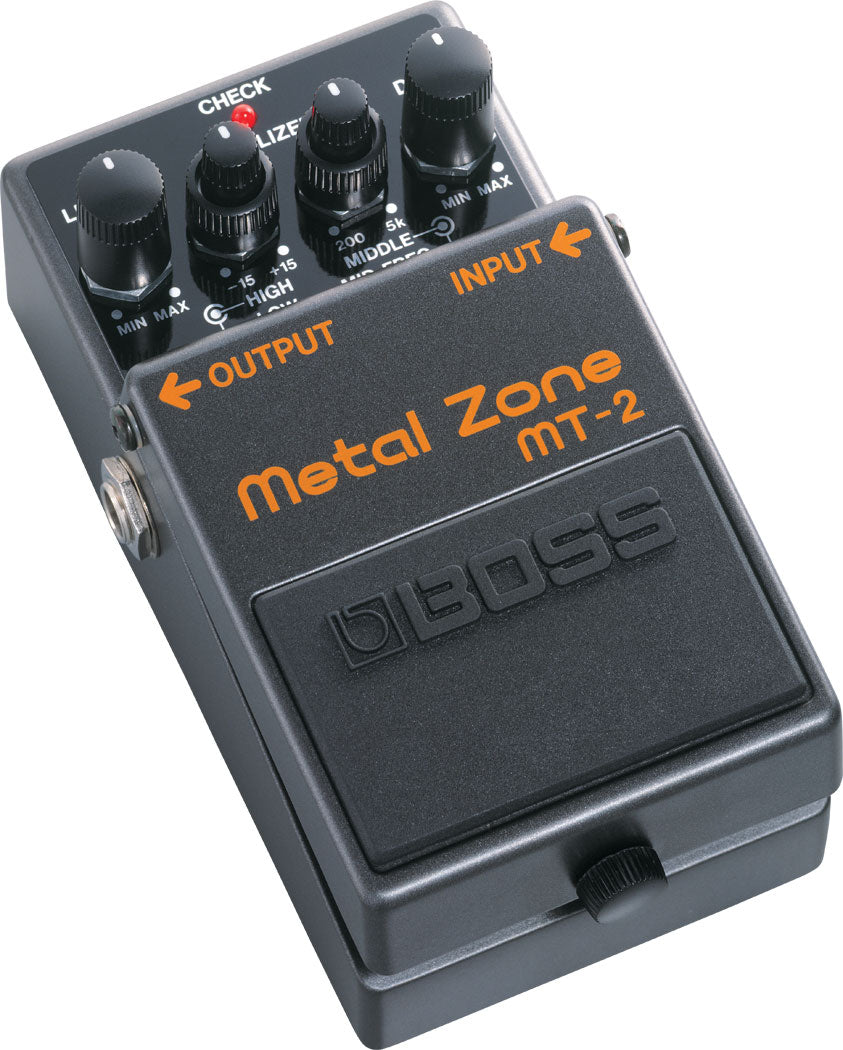 BOSS MT-2 Metal Zone Best Guitar Effects Pedal with Wide Tone-shaping Range and Ultra-smooth Sustain