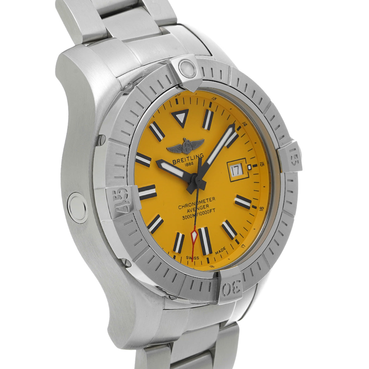 Breitling Avenger Automatic 45 Seawolf A17319101I1A1 Yellow Men&#39;s Watch