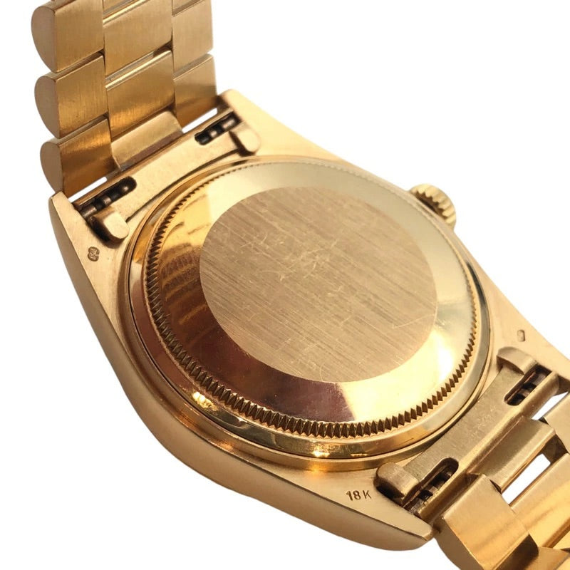Rolex Day-Date 18038LS 10P Sapphire Gold Dial Automatic 36mm Men&#39;s Watch