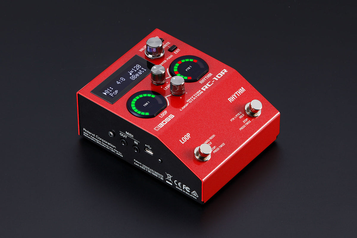 BOSS RC-10R Rhythm Best Guitar Loop Station with Over 280 Preset Rhythm Styles and Song-Based Looper and Smart Drum Machine