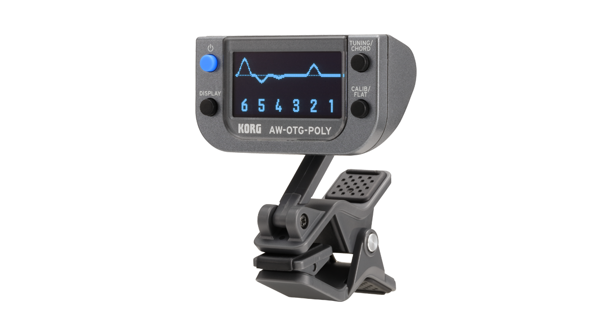 KORG AW-OTG-POLY Polyphonic Clip-on Tuner