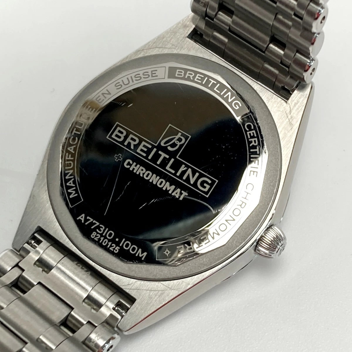 BREITLING Chronomat 32 Diamond Bezel 11P Diamond A77310 Quartz Women&#39;s Watch