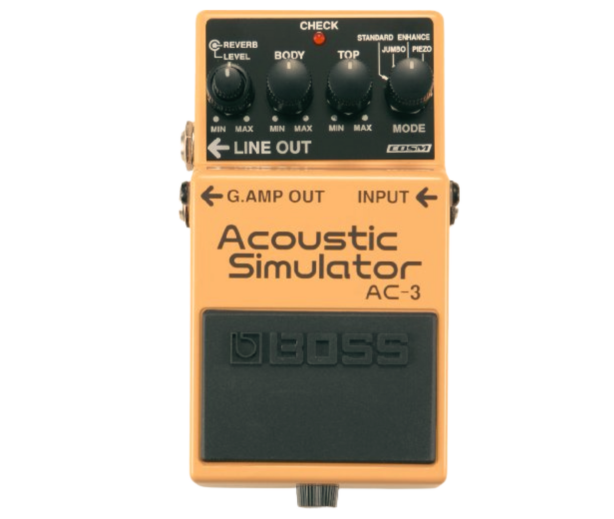 BOSS AC-3 Acoustic Simulator Best Guitar Effects Pedal Electric to Acoustic Guitar Simulation