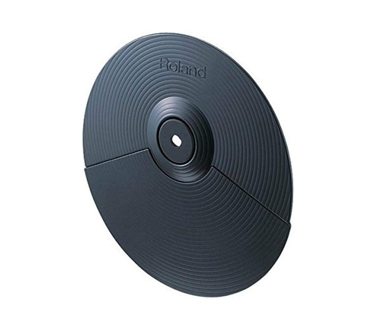 Roland CY-8 Dual-Trigger Cymbal Pad Electric Drum Cymbals with Swinging Motion, Separate Bow/Edge Triggering and Choke Capabilities