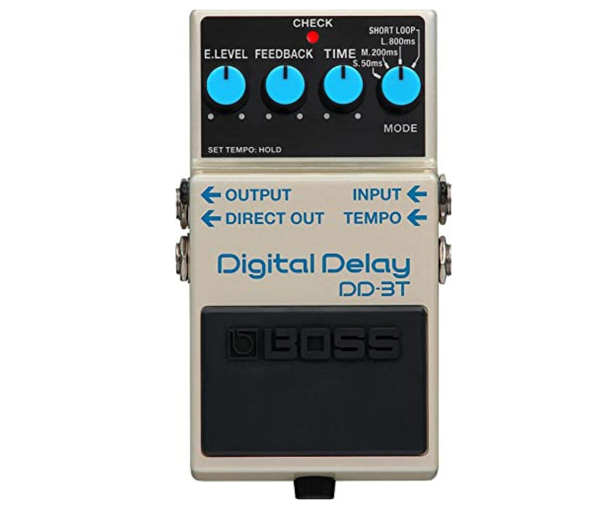 BOSS DD-3T Digital Delay Best Guitar Effects Pedal with Tap Tempo and Direct Out for Wet/Dry Setups