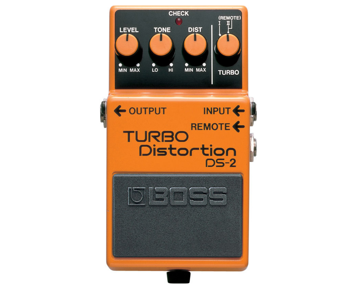 BOSS DS-2 Turbo Distortion Best Guitar Effects Pedal Warm and Mellow Distortion Blues-Rock Rhythms Distortion and Mid-range Boost for Leads