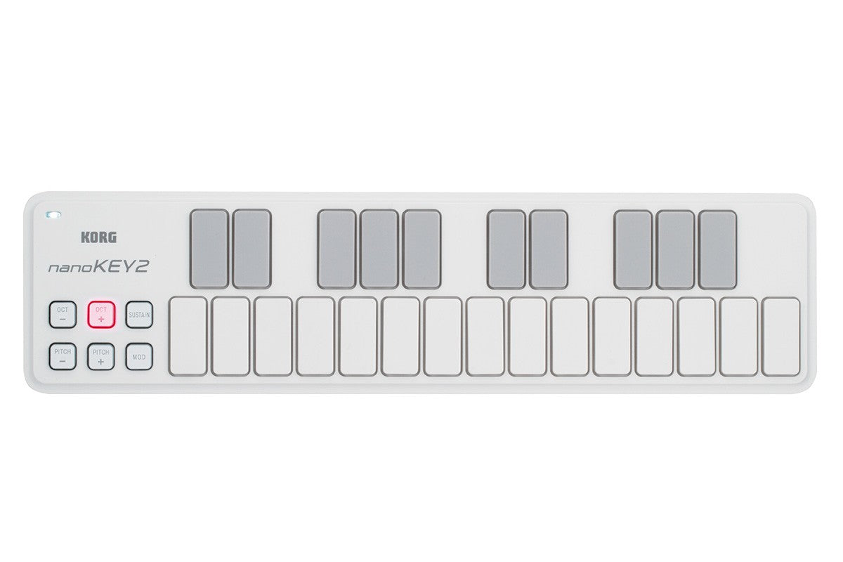 [Pre-Owned] KORG nanoKEY2 SLIM-LINE USB KEYBOARD White - ships from California