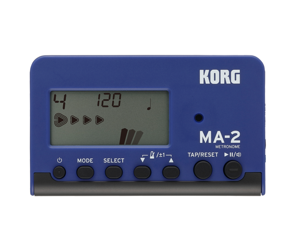 KORG MA-2 Best Metronome MA-2-BLBK (Blue Black) Enhanced Volume and Crisp Sound for Easier Detection with Timer Mode and Sound Out Mode