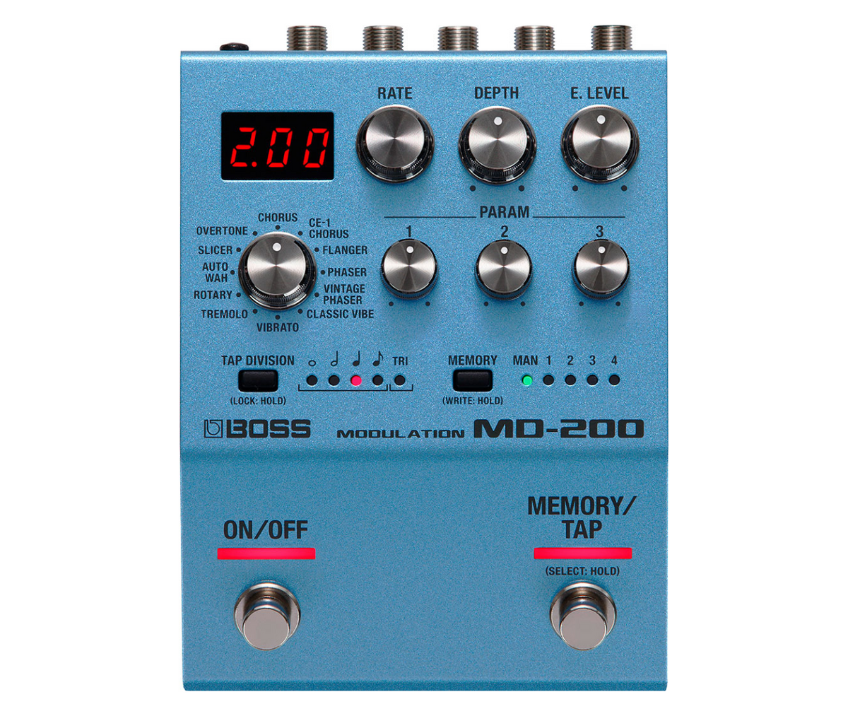 BOSS MD-200 Modulation Best Guitar Effects Pedal with 12 Modulation Modes Class-leading Sound Quality