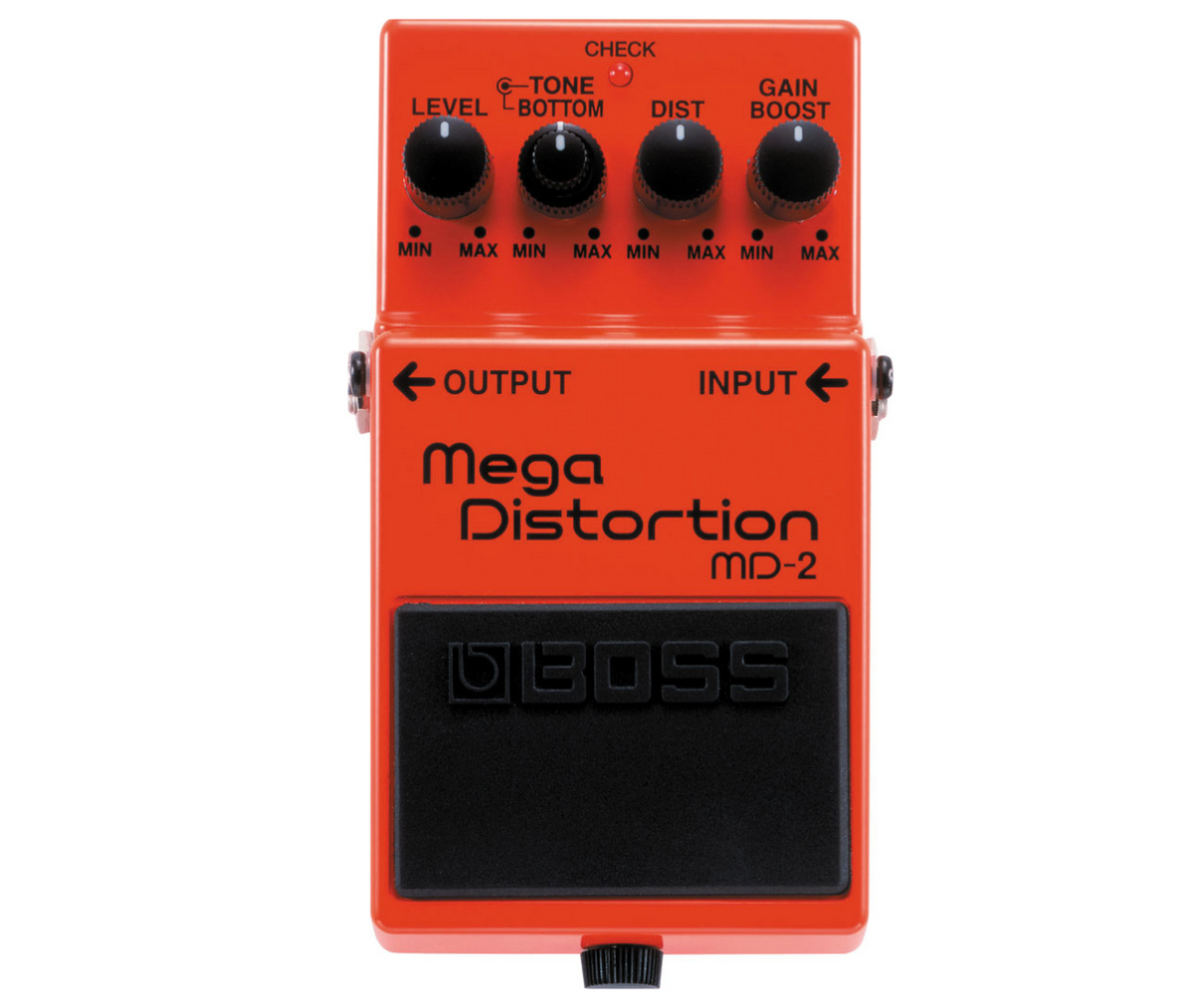 BOSS MD-2 Mega Distortion Best Guitar Effects Pedal for Extreme, Low-end Distortion Modern Metal and Hard Rock