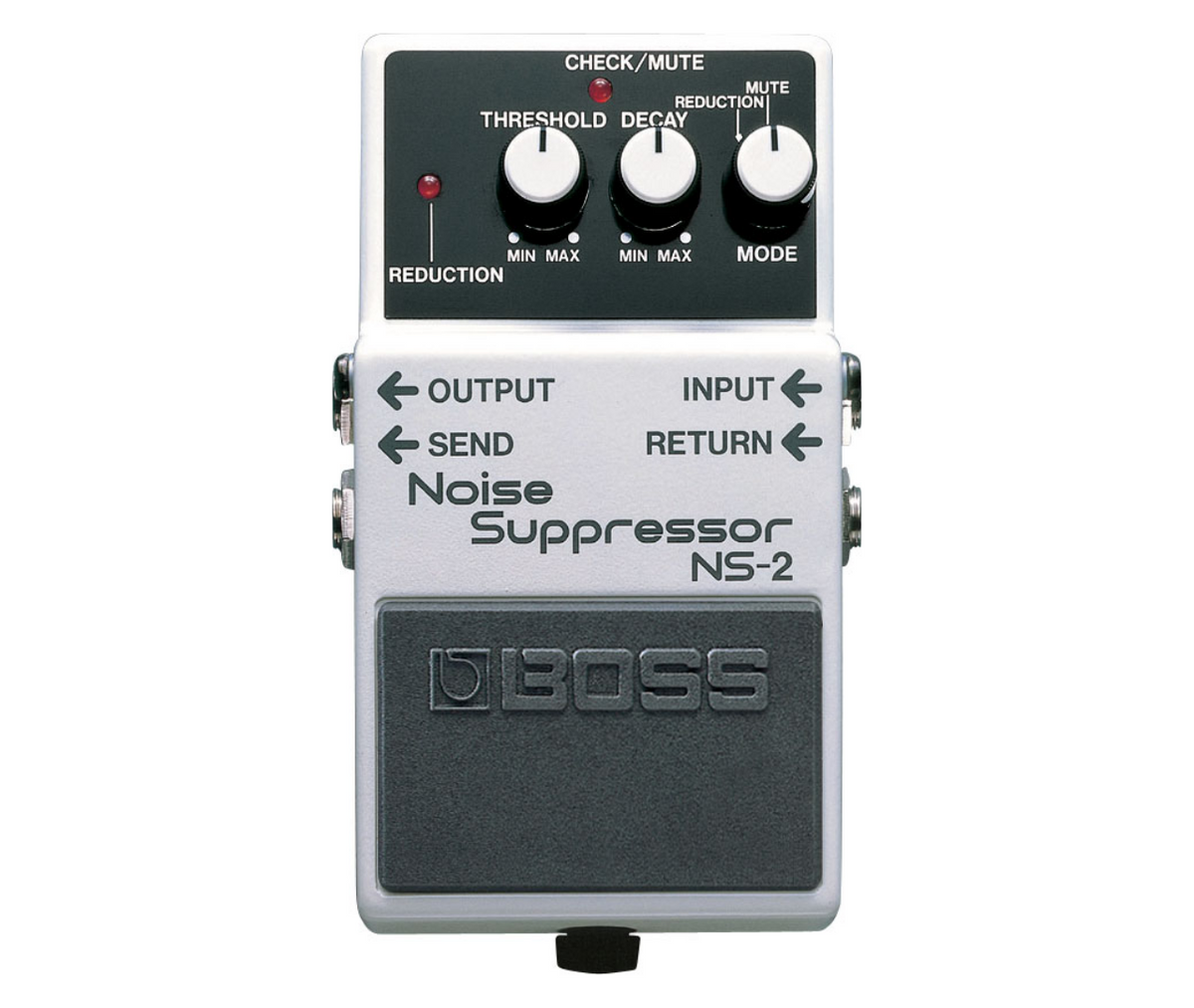 BOSS NS-2 Noise Suppressor Best Guitar Effects Pedal with Unique Noise Detection Circuit, Threshold and Decay Knobs