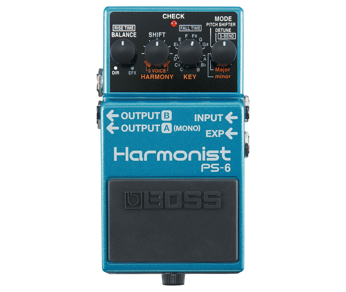 BOSS PS-6 Harmonist Best Guitar Effects Pedal with 4 Pitch-shift Effects and 3-Voice Harmony Extreme Pitch Bending