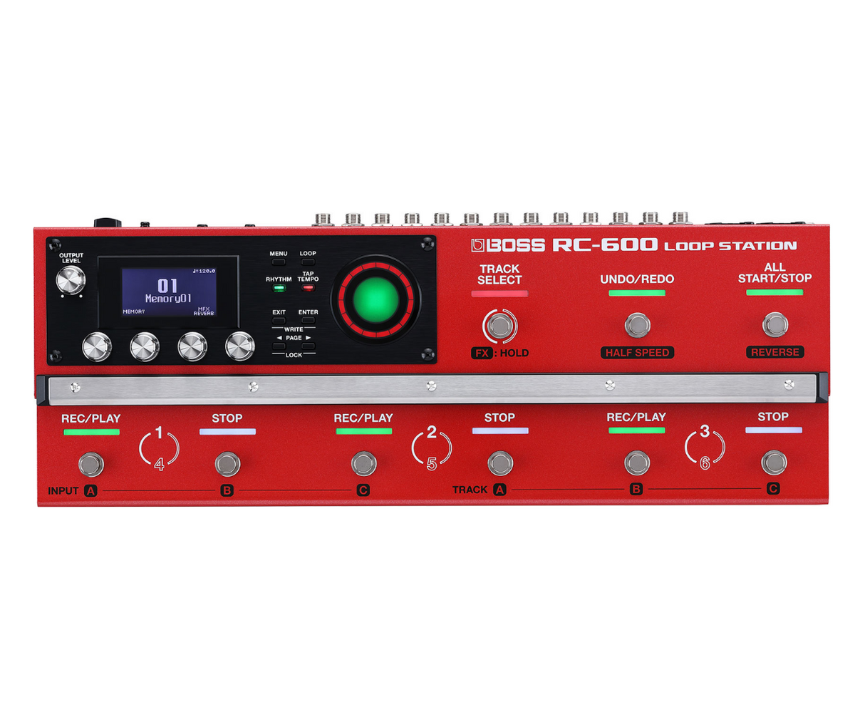 BOSS RC-600 Best Guitar Loop Station Ultra-flexible Onboard Control with 9 Assignable Footswitches and 3 Pedal Modes