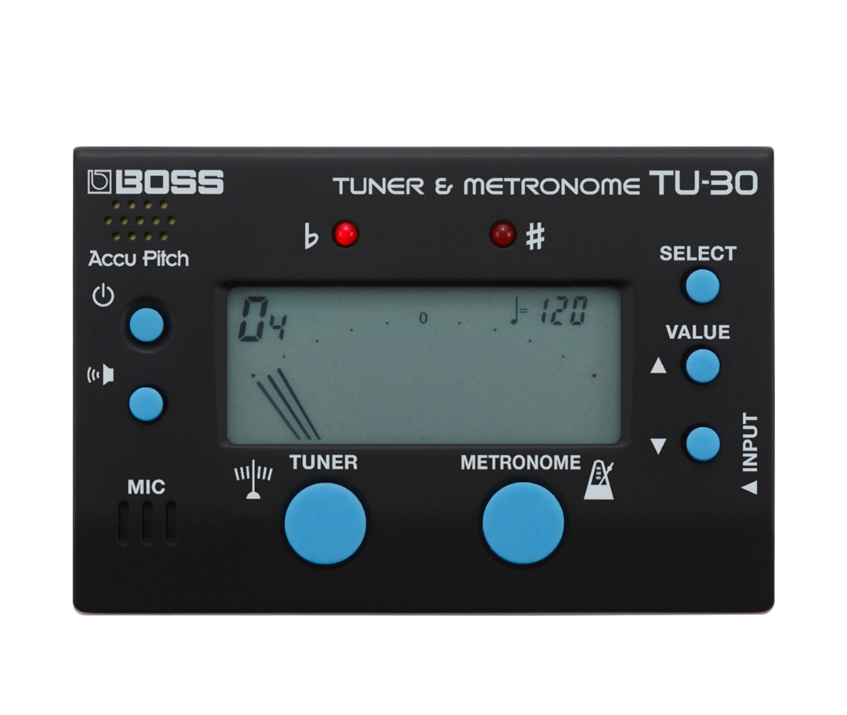 BOSS TU-30 Tuner &amp; Metronome