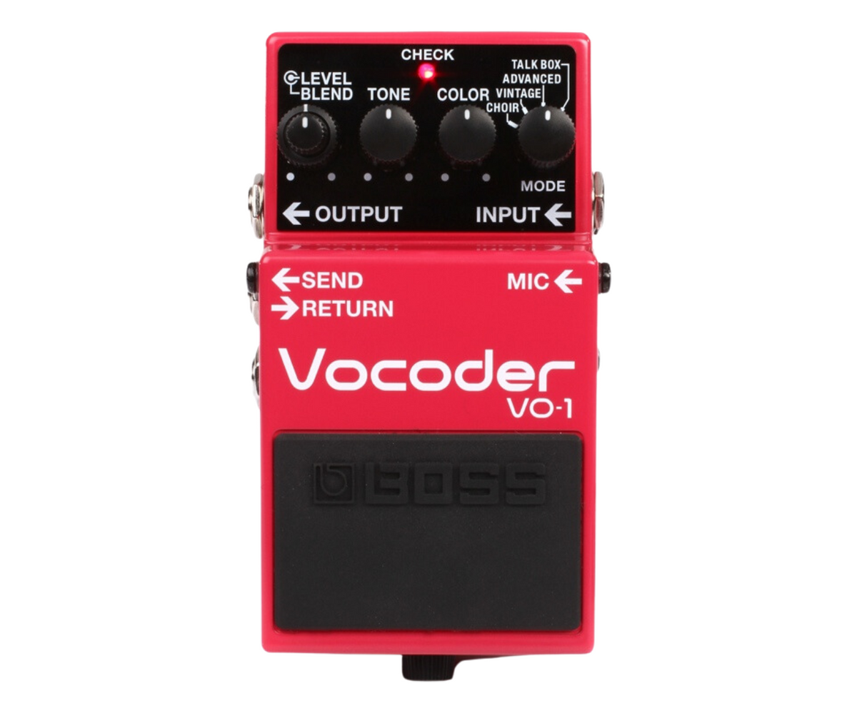 BOSS VO-1 Vocoder Best Audio Effects Powerful Vocal Expression for Guitar and Bass