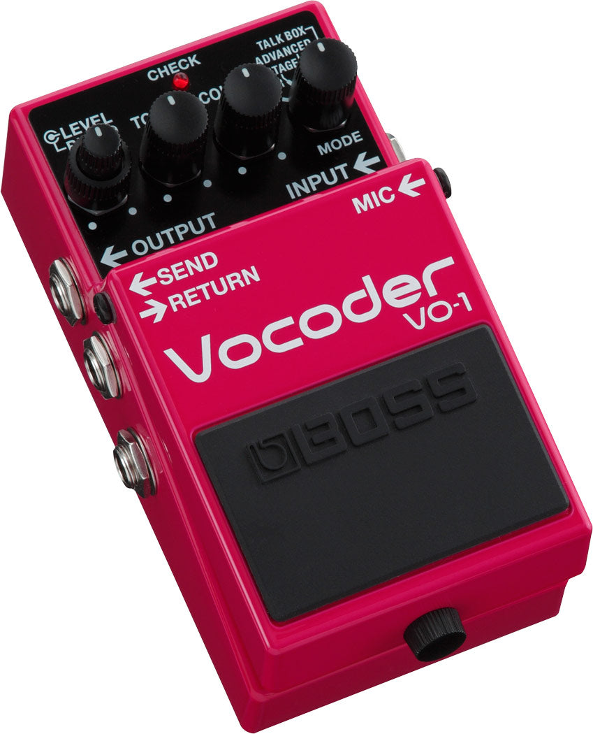 BOSS VO-1 Vocoder Best Audio Effects Powerful Vocal Expression for Guitar and Bass