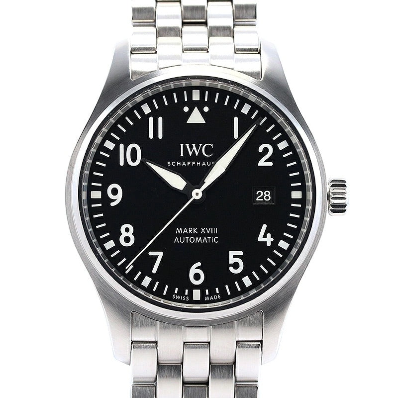 IWC Pilot Watch Mark 18 IW327011 Black Dial Automatic Men&#39;s Watch