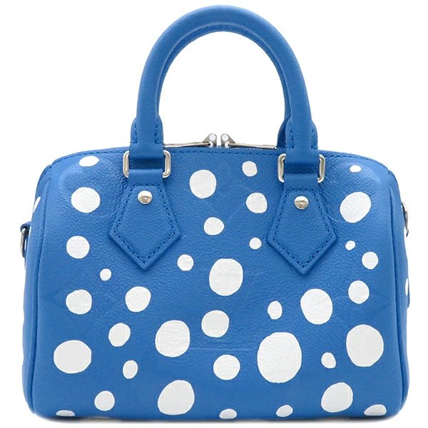 Louis Vuitton Speedy Women&#39;s Bag Bandouliere Yayoi Kusama 20 Blue M46425