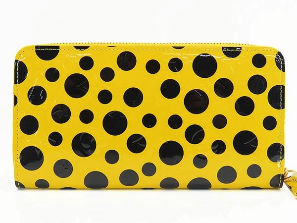 Louis Vuitton Monogram Vernis Dot Women&#39;s Wallet Yayoi Kusama M91571