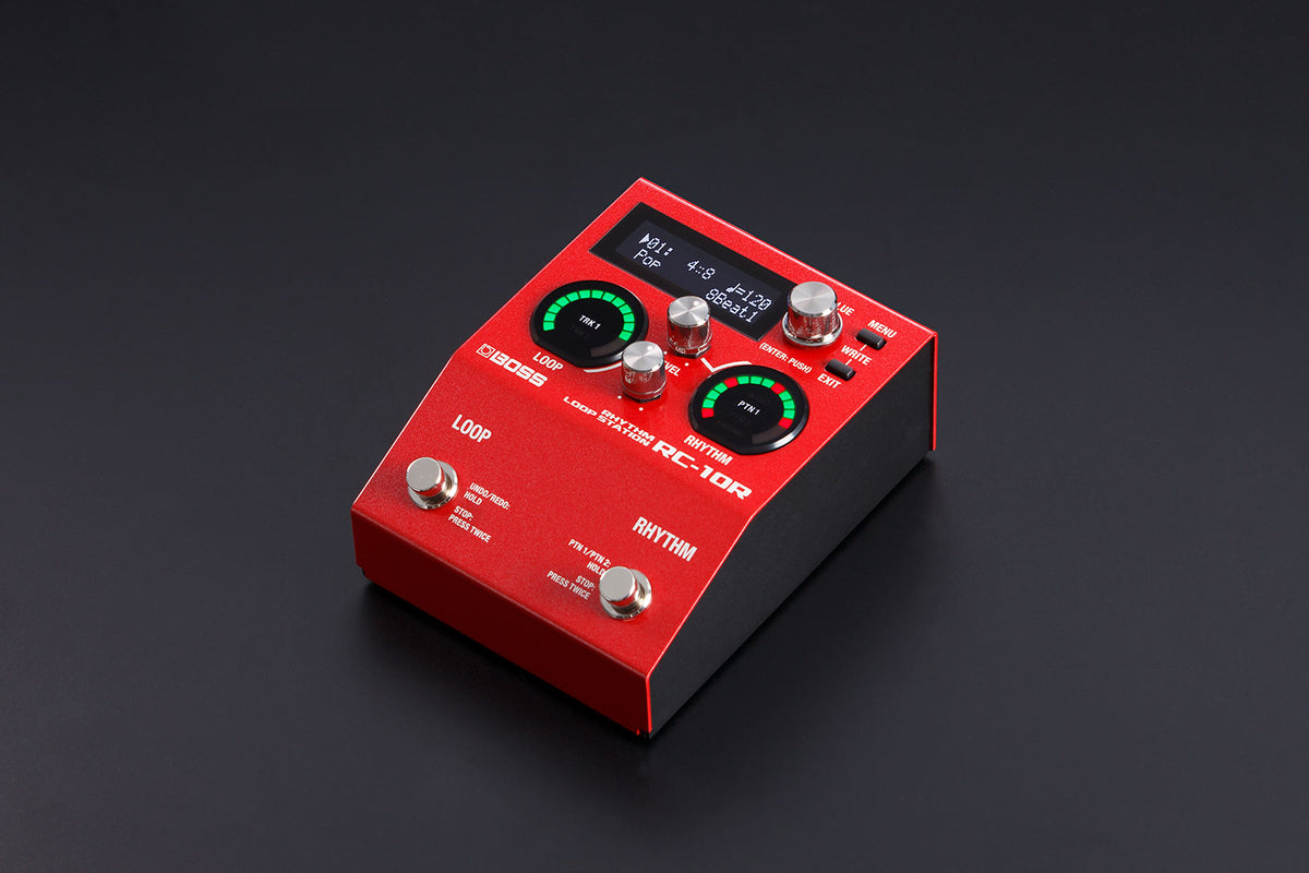 BOSS RC-10R Rhythm Best Guitar Loop Station with Over 280 Preset Rhythm Styles and Song-Based Looper and Smart Drum Machine
