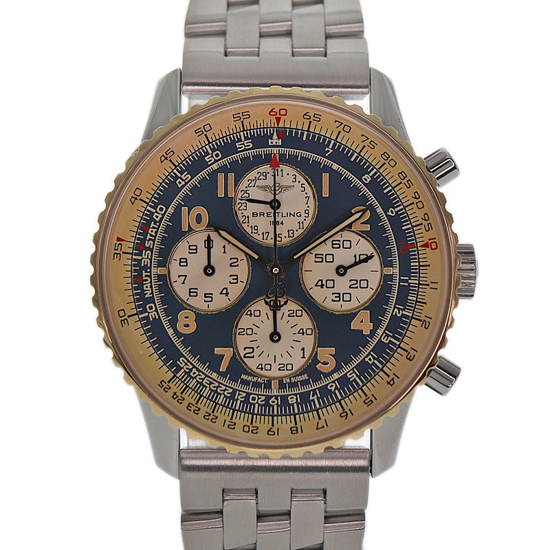 BREITLING D33030 Navitimer Airborne Vintage Blue Automatic Men&#39;s Watch