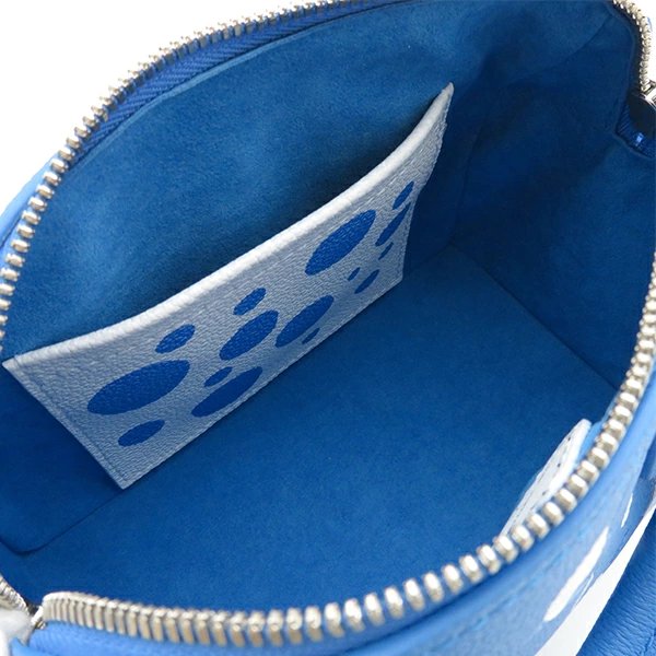 Louis Vuitton Speedy Women&#39;s Bag Bandouliere Yayoi Kusama 20 Blue M46425