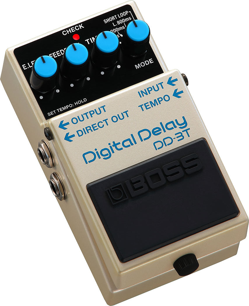 BOSS DD-3T Digital Delay Best Guitar Effects Pedal with Tap Tempo and Direct Out for Wet/Dry Setups